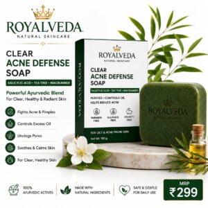 Royalveda Clear Acne Defense Soap