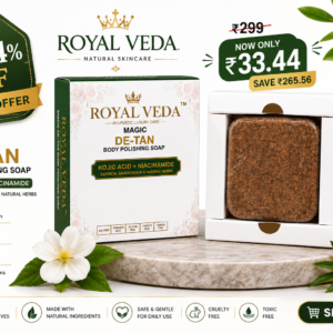 Royalveda DE-Tan Body Polishing Soap